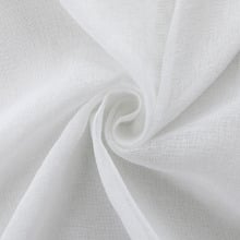 Sorrento White Sheer Eyelet Single Panel Curtain